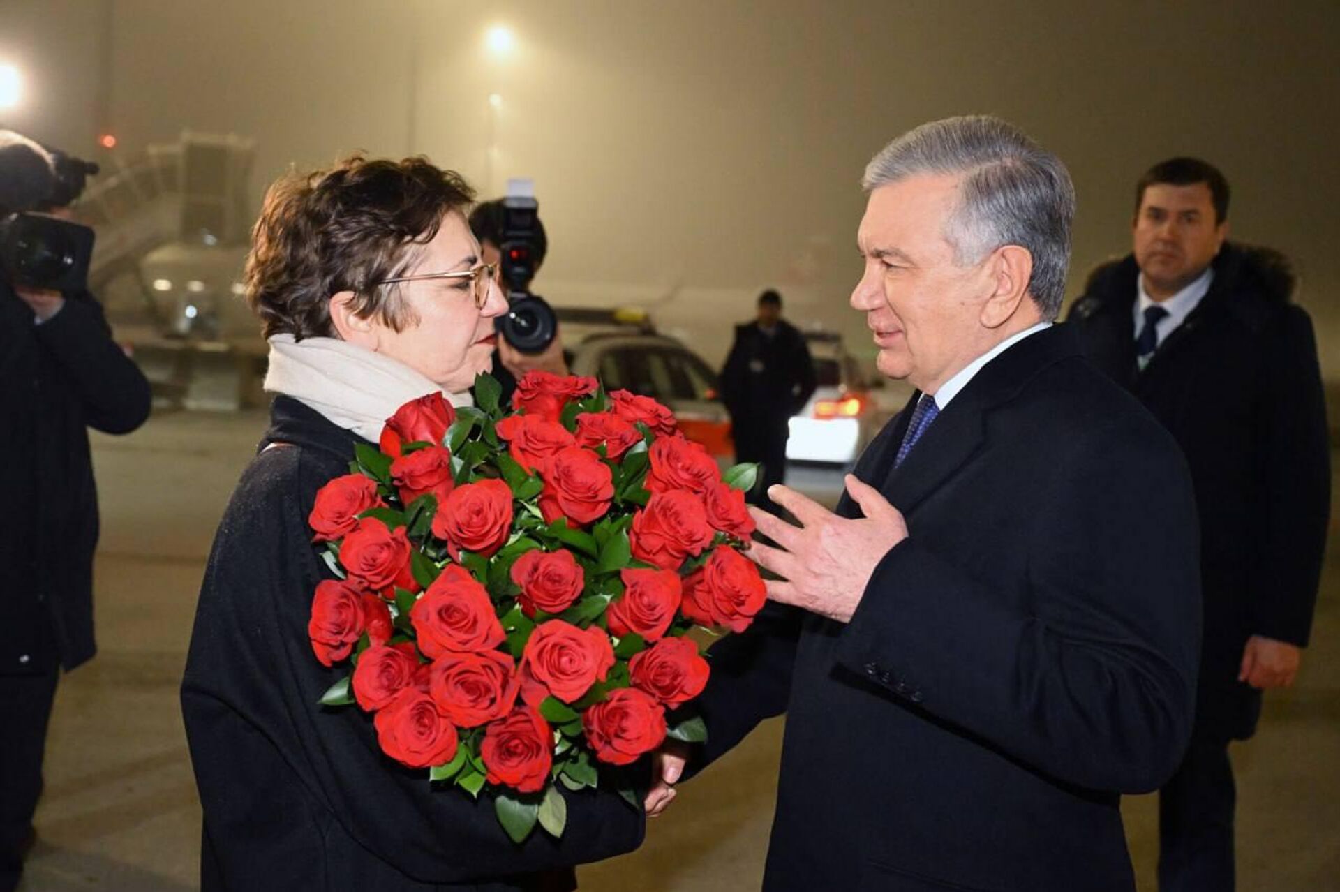 Президент Узбекистана прибыл с рабочим визитом в Швейцарию - Sputnik Узбекистан, 1920, 22.01.2026