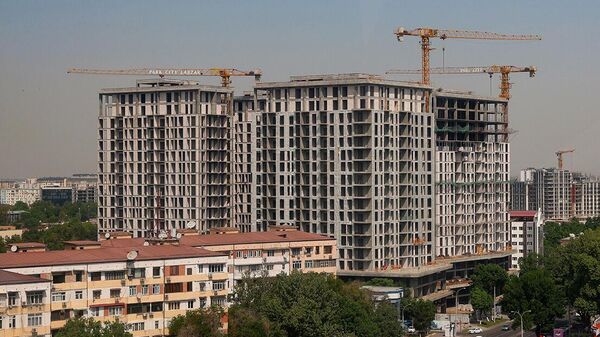 Stroitelstvo mnogoetajki - Sputnik O‘zbekiston