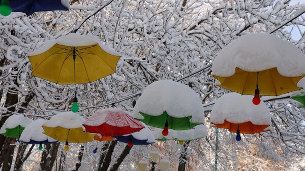 Ташкент после снегопада - Sputnik Ўзбекистон