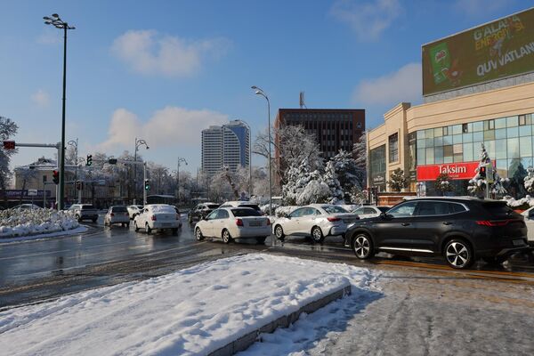 Тошкентда ёққан қор - Sputnik Ўзбекистон