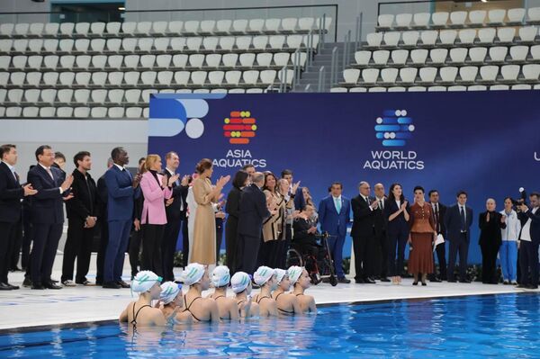 Члены Исполнительного комитета World Aquatics посетили Олимпийский городок - Sputnik Узбекистан