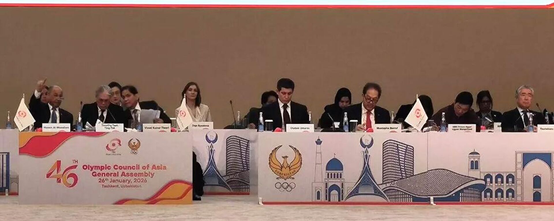 В Ташкенте началась 46-я Генеральная Ассамблея Олимпийского совета Азии - Sputnik Ўзбекистон, 1920, 26.01.2026