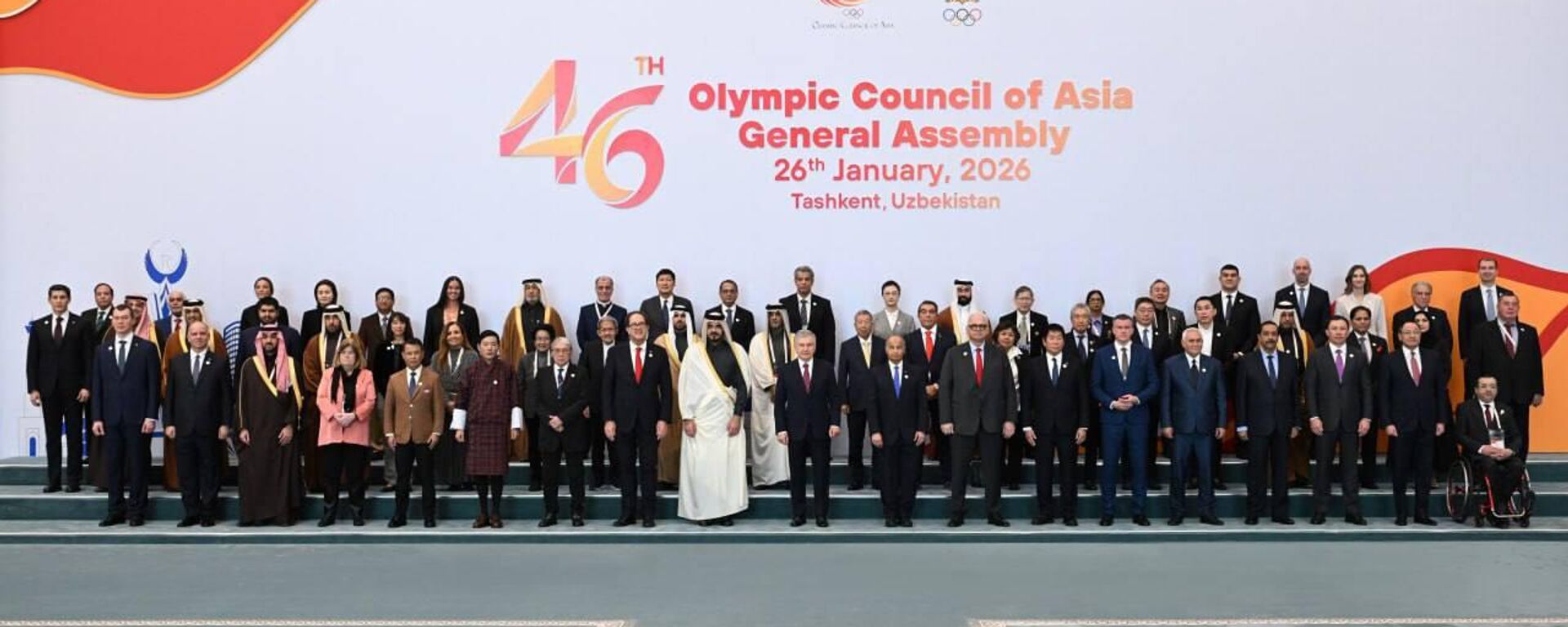 Шавкат Мирзиёев принял участие в 46-й Генеральной ассамблее Олимпийского совета Азии - Sputnik Ўзбекистон, 1920, 26.01.2026