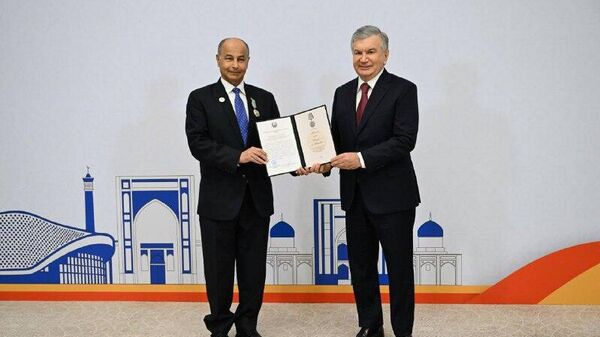 🟠 Шавкат Мирзиёев принял руководителей Олимпийского совета Азии и участников Генеральной ассамблеи - Sputnik Узбекистан