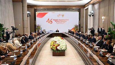 🟠 Шавкат Мирзиёев принял руководителей Олимпийского совета Азии и участников Генеральной ассамблеи