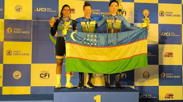 Велогонщицы Узбекистана завоевали две медали на турнире в Индии - Sputnik Узбекистан