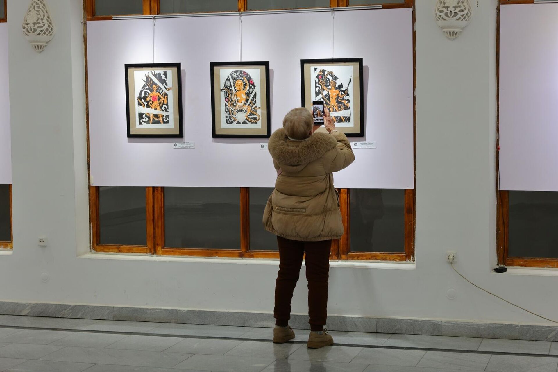 Выставка графики Возвращение Эстампа Выставка графики Возвращение Эстампа - Sputnik Узбекистан, 1920, 30.01.2026