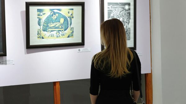 Vistavka grafiki Vozvrashenie Estampa - Sputnik O‘zbekiston