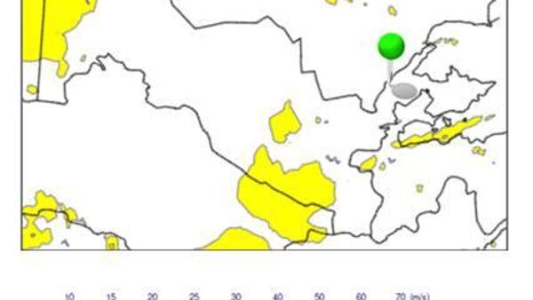 Сегодня в ряде районов Кашкадарьинской области ожидается усиление скорости ветра до 13-18 м/с, предупредили в Узгидромете - Sputnik Узбекистан
