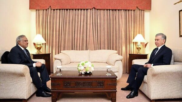 Шавкат Мирзиёев принял заместителя премьер-министра Пакистана Исхака Дара - Sputnik Узбекистан