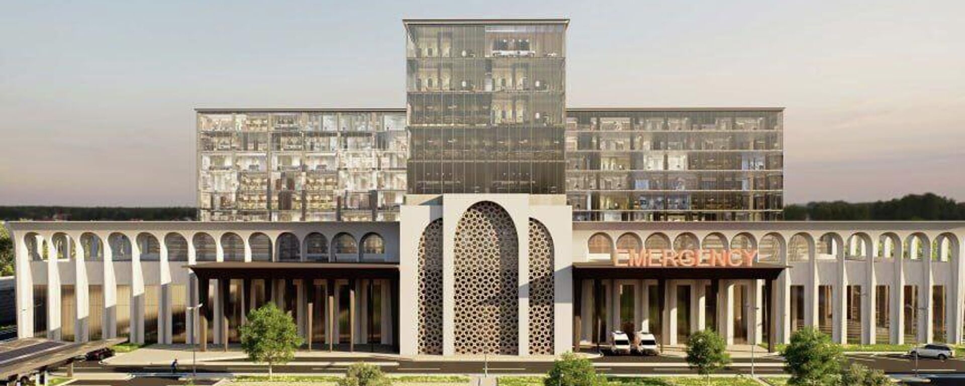 V Fergane postroyat mnogoprofilnuyu kliniku  - Sputnik O‘zbekiston, 1920, 09.02.2026