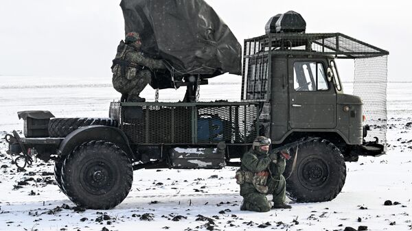 Боевая подготовка  инженерных войск группировки войск Запад в ЛНР - Sputnik Ўзбекистон