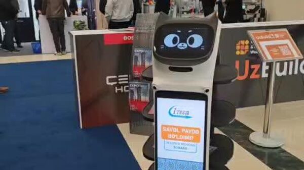 Стенды различных компаний с выставки UzBuild - на кадрах корреспондента @SputnikUzbekistan - Sputnik Узбекистан