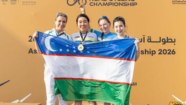 Велогонщица из Узбекистана стала чемпионкой Азии по велошоссе на турнире в Саудовской Аравии. - Sputnik Узбекистан