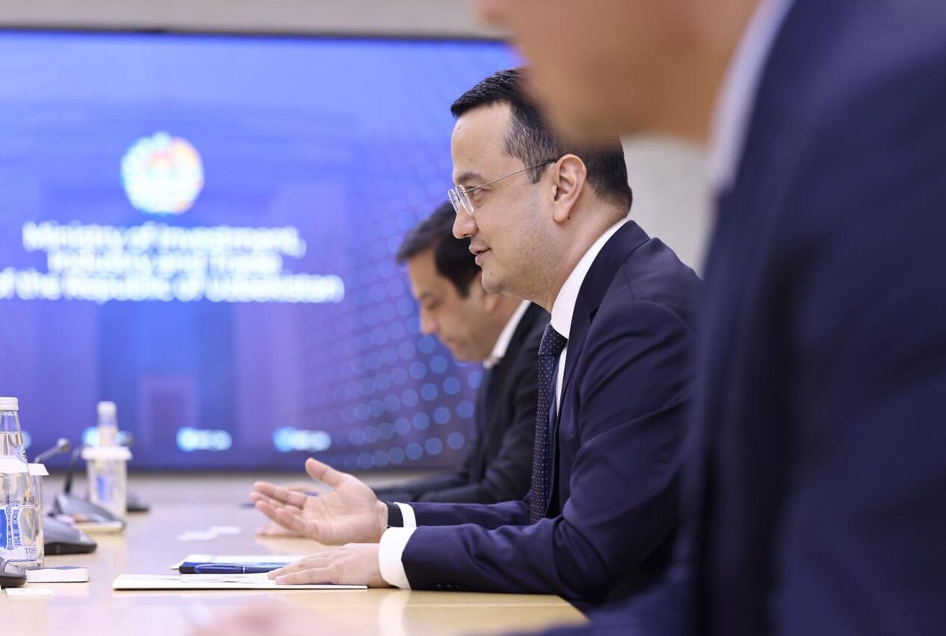 Обсуждены инвестиционное сотрудничество и инфраструктурные проекты с Lamar Holding Обсуждены инвестиционное сотрудничество и инфраструктурные проекты с Lamar Holding - Sputnik Узбекистан, 1920, 12.02.2026