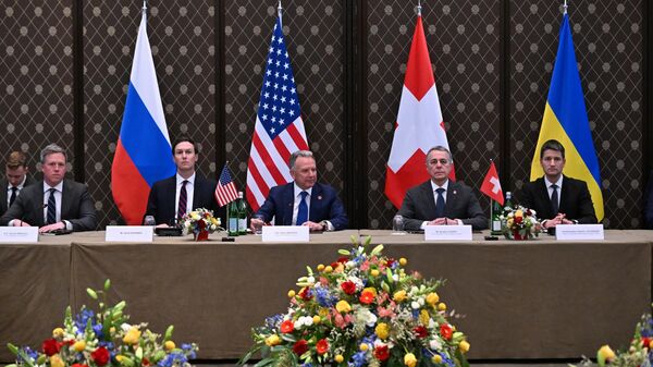 Trexstoronnie peregovori RF, SShA i Ukraini v Jeneve - Sputnik O‘zbekiston