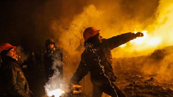 Situatsiya v Kiyeve 25.01.2014 - Sputnik O‘zbekiston