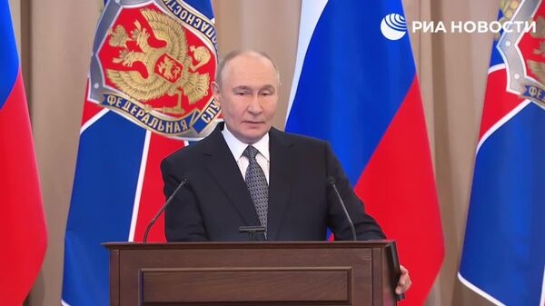 Есть информация о подготовке возможного подрыва Турецкого потока и Голубого потока, заявил Путин на заседании коллегии ФСБ - Sputnik Узбекистан