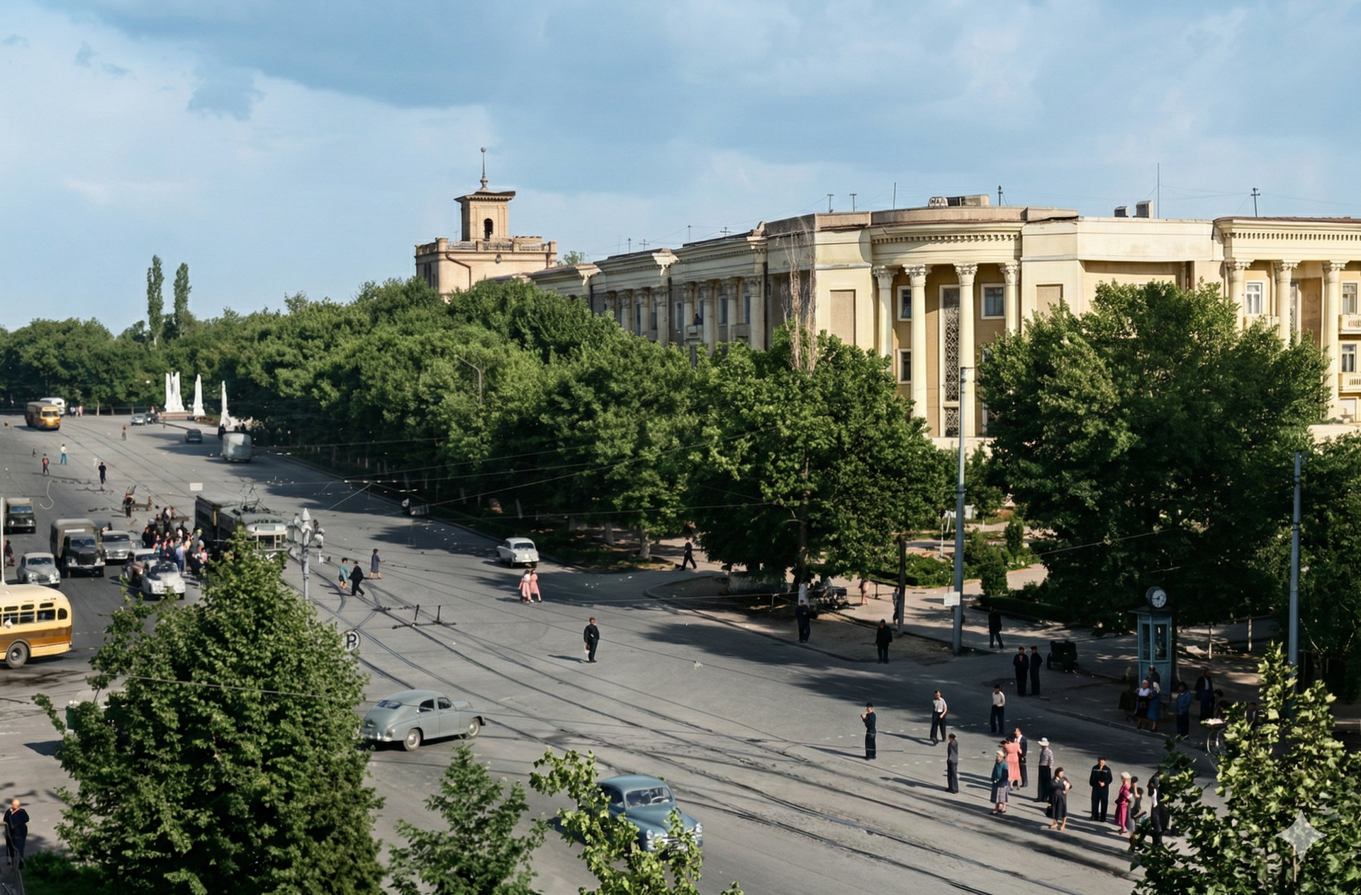 Алишер Навоий проспекти. Тошкент, 1956 йил Алишер Навоий проспекти. Тошкент, 1956 йил - Sputnik Ўзбекистон, 1920, 27.02.2026