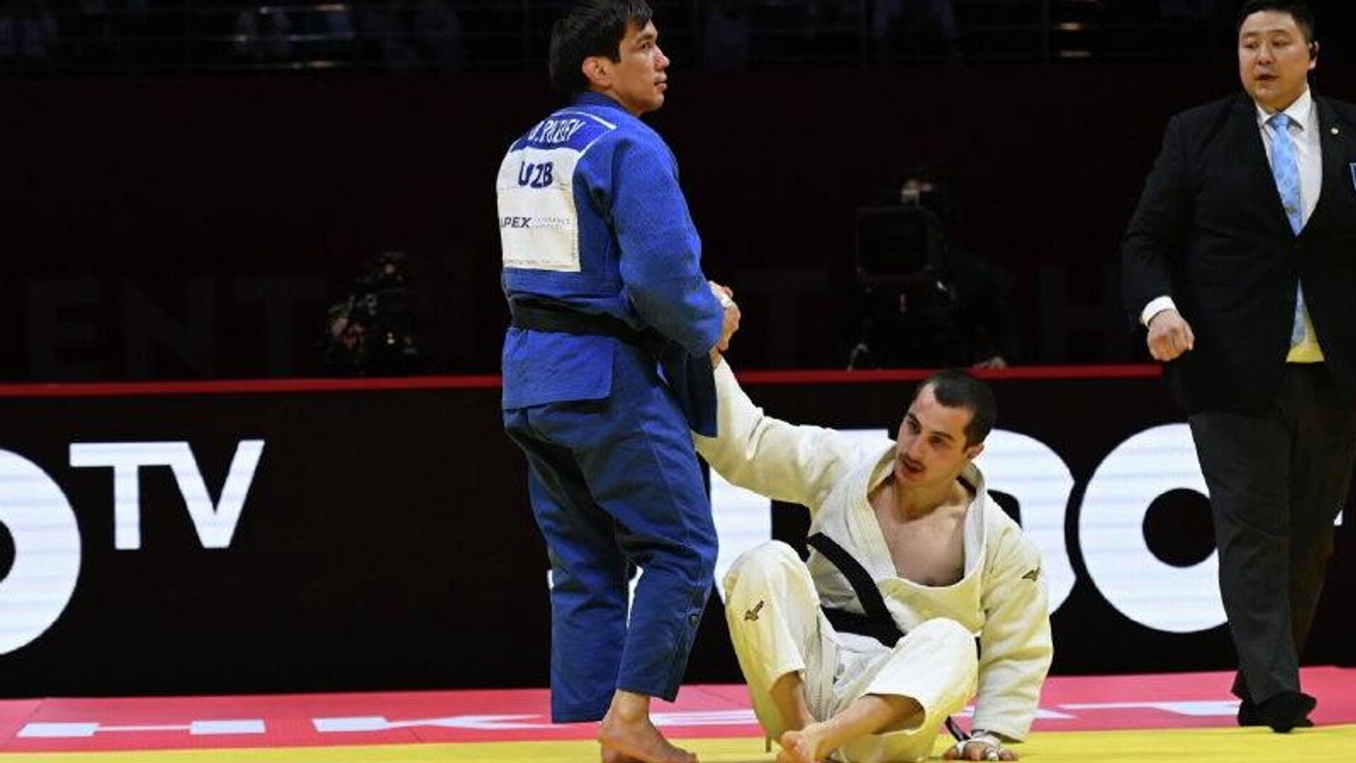  Достон Рузиев завоевал бронзу на турнире Большого шлема по дзюдо в Ташкенте Достон Рузиев завоевал бронзу на турнире Большого шлема по дзюдо в Ташкенте - Sputnik Узбекистан, 1920, 27.02.2026