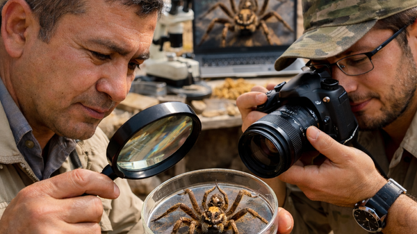 Ученые из Узбекистана выявили новый вид паука-волка - Sputnik Ўзбекистон