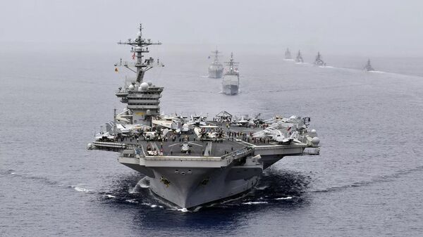 Американская ударная авианосная группа. Архивное фото
 - Sputnik Ўзбекистон