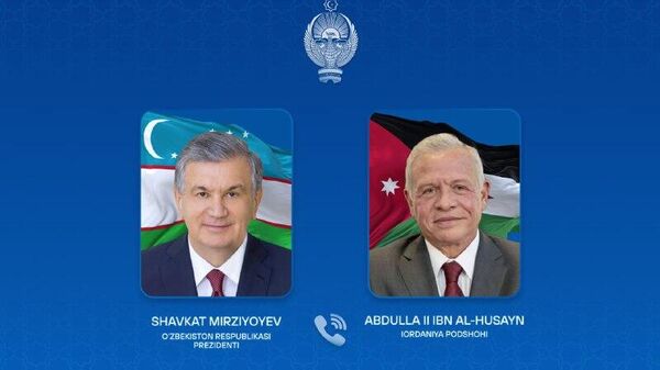 🟠 Президент Узбекистана и король Иордании поговорили по телефону - Sputnik Узбекистан
