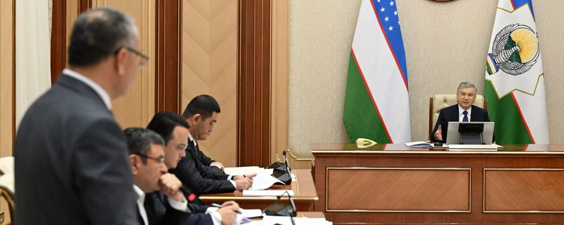 Президент провел совещание по результативности проводимых реформ в Сырдарьинской области - Sputnik Ўзбекистон, 1920, 05.03.2026