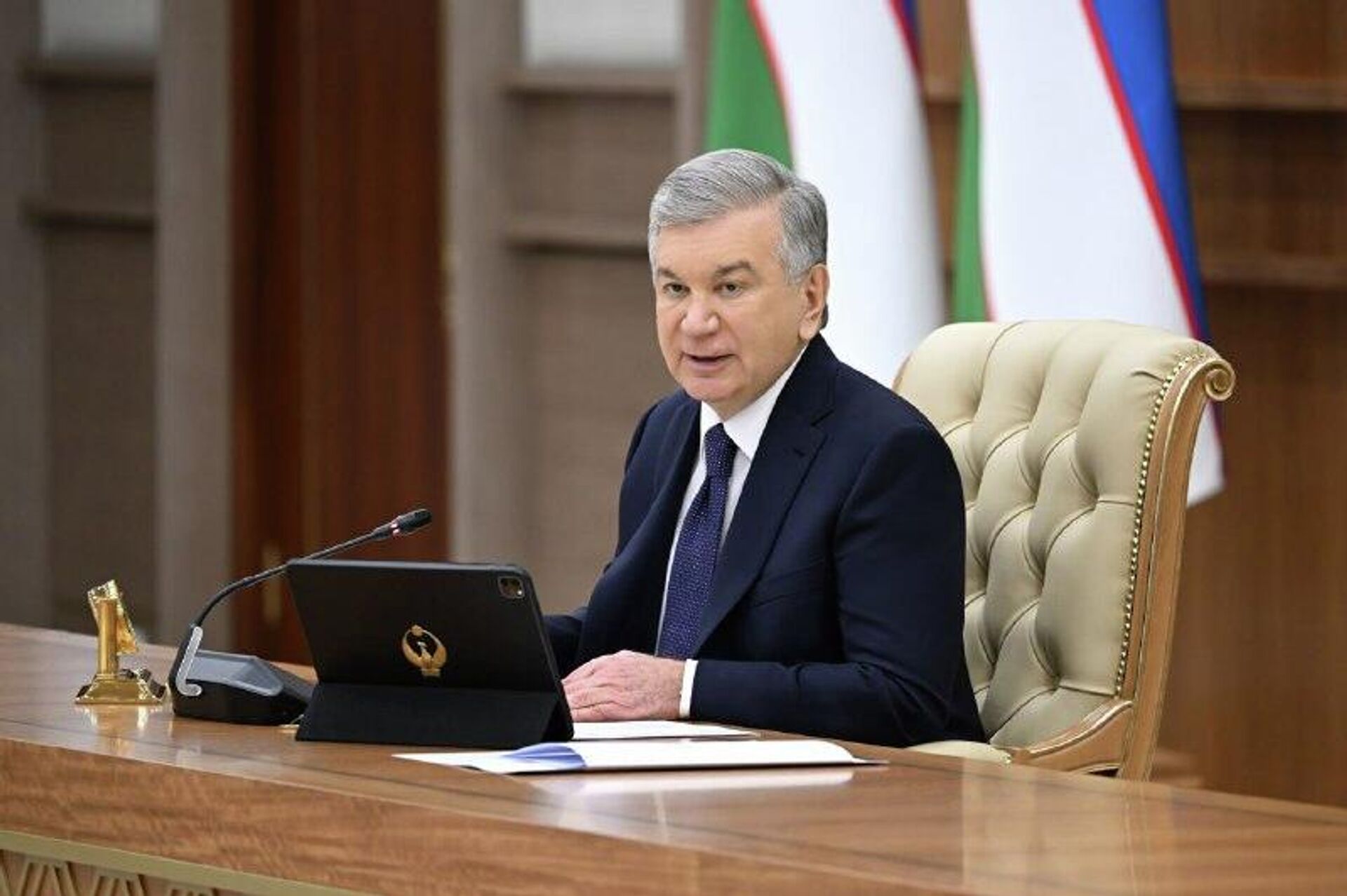 Рынок лекарств и медицинских изделий в Узбекистане приблизился к $2,5 млрд, заявил Шавкат Мирзиёев на видеоселекторном совещании - Sputnik Узбекистан, 1920, 05.03.2026