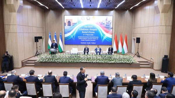 Форум ректоров Узбекистана и Венгрии в Самарканде - Sputnik Узбекистан