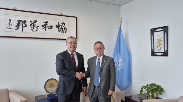 Министр ЕЭК и заместитель Генерального секретаря ООН обсудили ключевые направления сотрудничества ЕАЭС и Организации Объединенных Наций в Нью-Йорке  - Sputnik Узбекистан