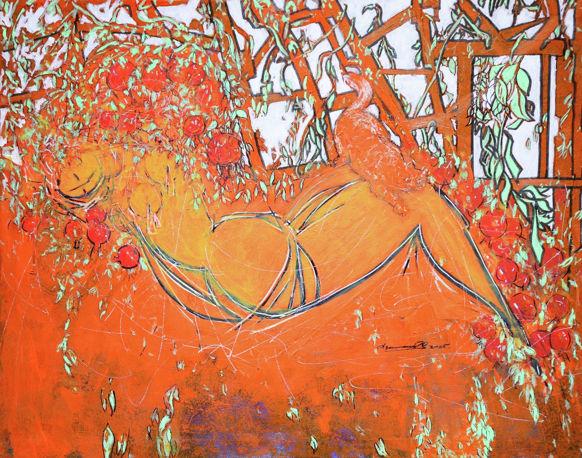 Рассом Aзамат Хатамовнинг “Муза” кўргазмаси - Sputnik Ўзбекистон, 1920, 10.03.2026