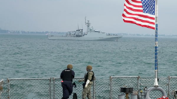 Военный корабль США - Sputnik Ўзбекистон