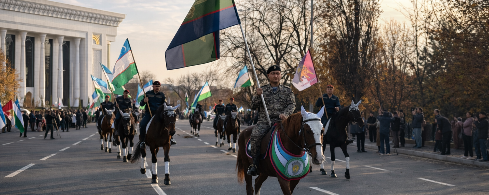 Конный парад в Ташкенте - Sputnik Узбекистан, 1920, 06.12.2025