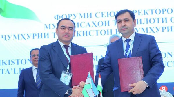 Форум ректоров Таджикистана и Узбекистана в Душанбе - Sputnik Ўзбекистон