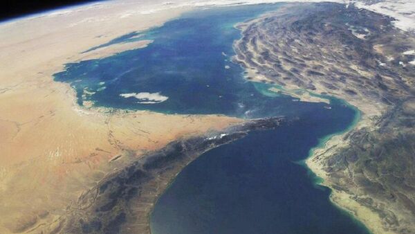Ормузский пролив - вид из космоса - Sputnik Ўзбекистон