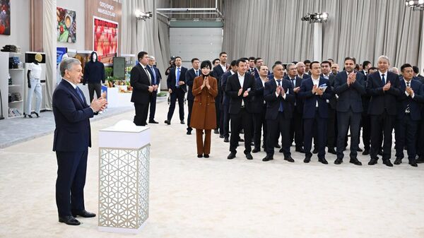 В Самаркандской области состоялся запуск крупных проектов и дан старт строительству новых  - Sputnik Ўзбекистон