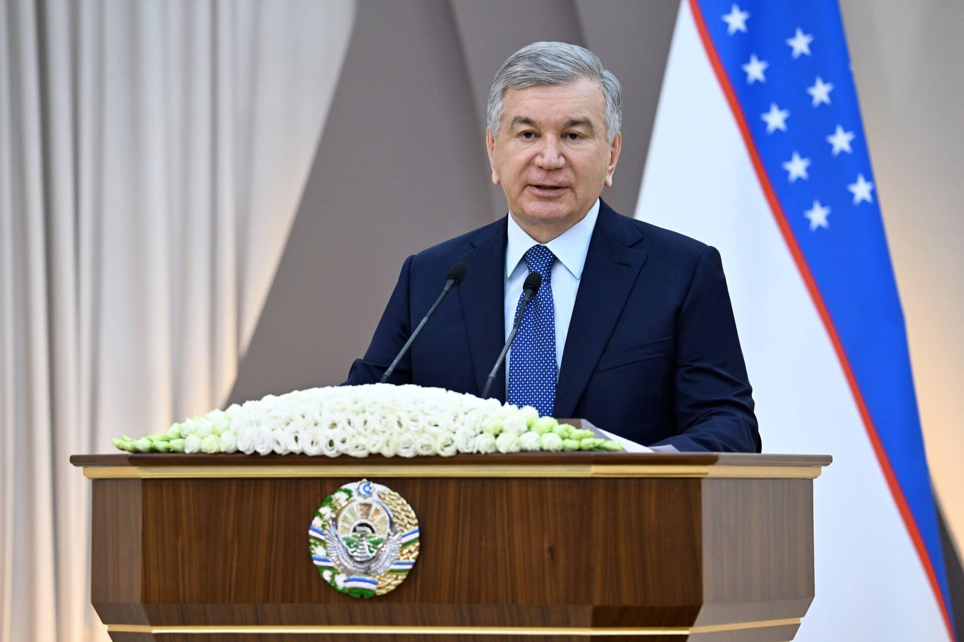 В Нарпайском районе состоялось совещание по вопросам социально-экономического развития Самаркандской области - Sputnik Узбекистан, 1920, 19.03.2026