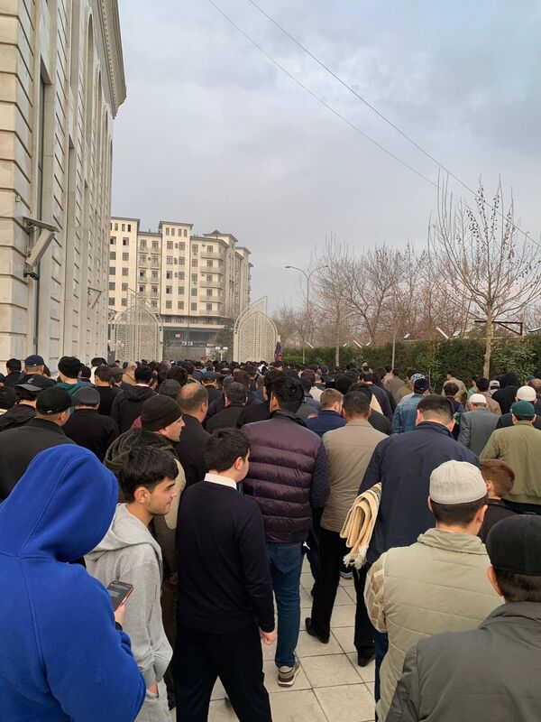 Islomobod jome masjidida hayit namozi - Sputnik O‘zbekiston