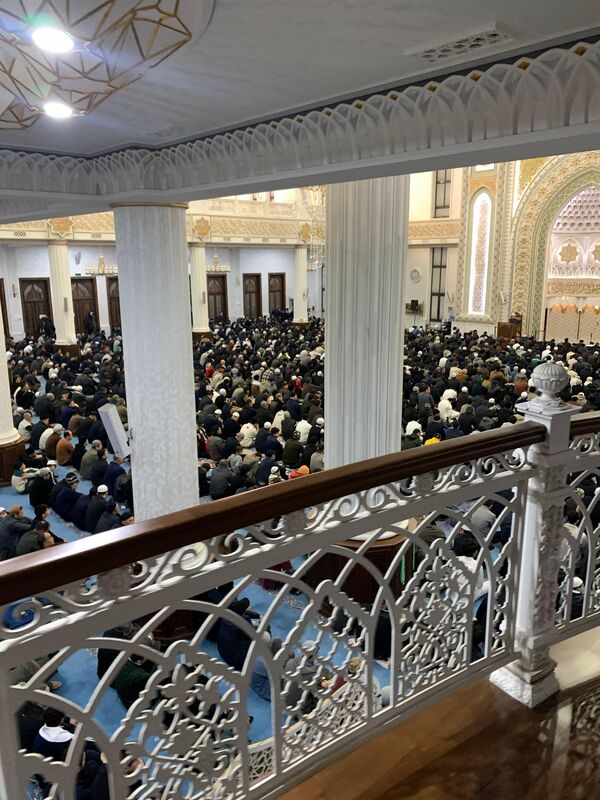 Islomobod jome masjidida hayit namozi - Sputnik O‘zbekiston