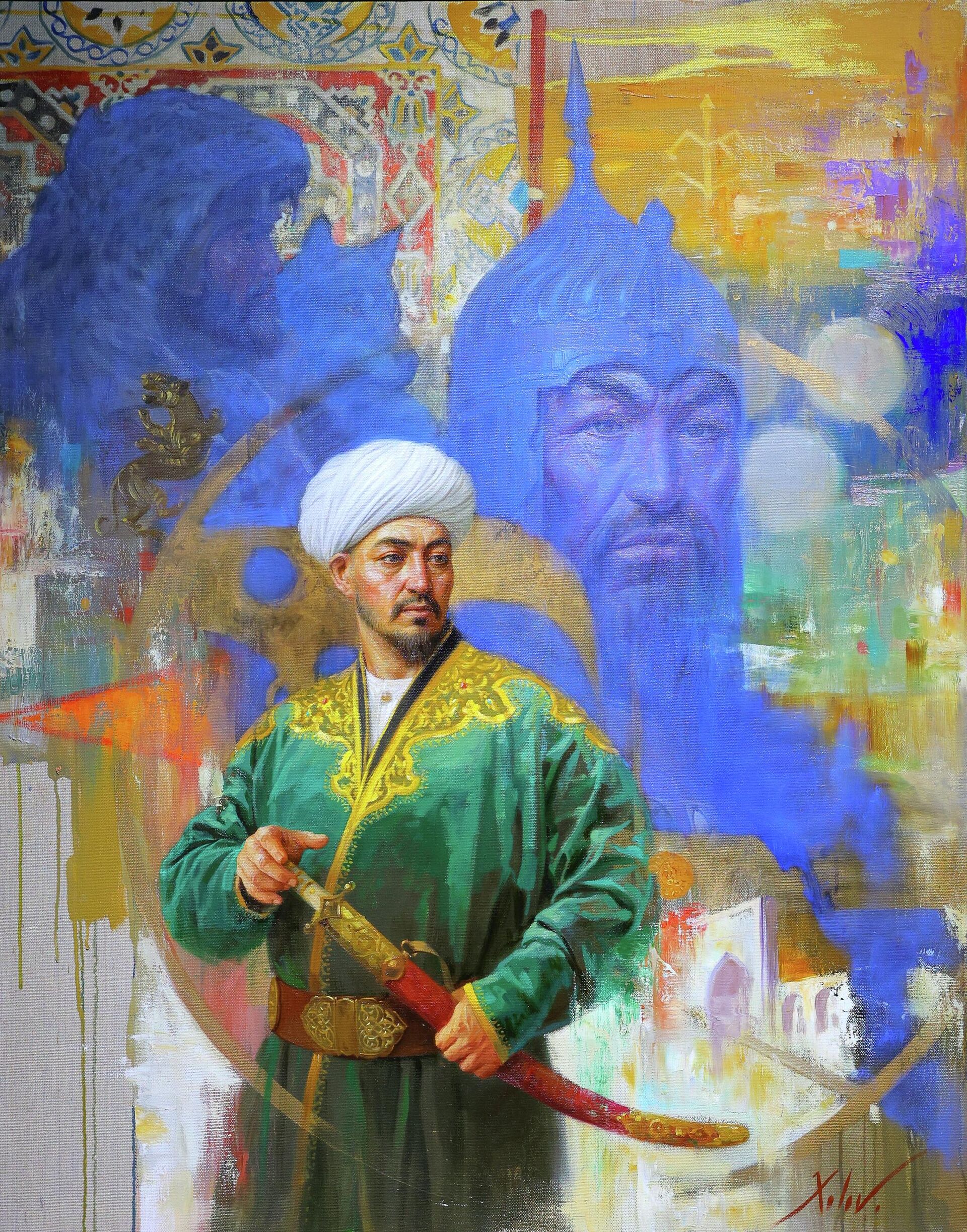 Масъуд Холовнинг Алп Турон изидан кўргазмаси - Sputnik Ўзбекистон, 1920, 02.04.2026