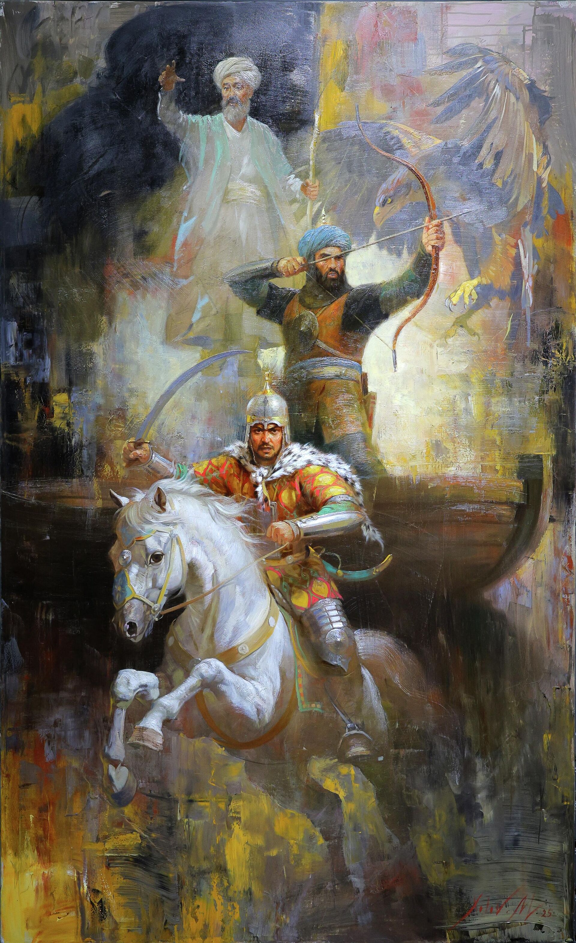 Масъуд Холовнинг Алп Турон изидан кўргазмаси - Sputnik Ўзбекистон, 1920, 02.04.2026