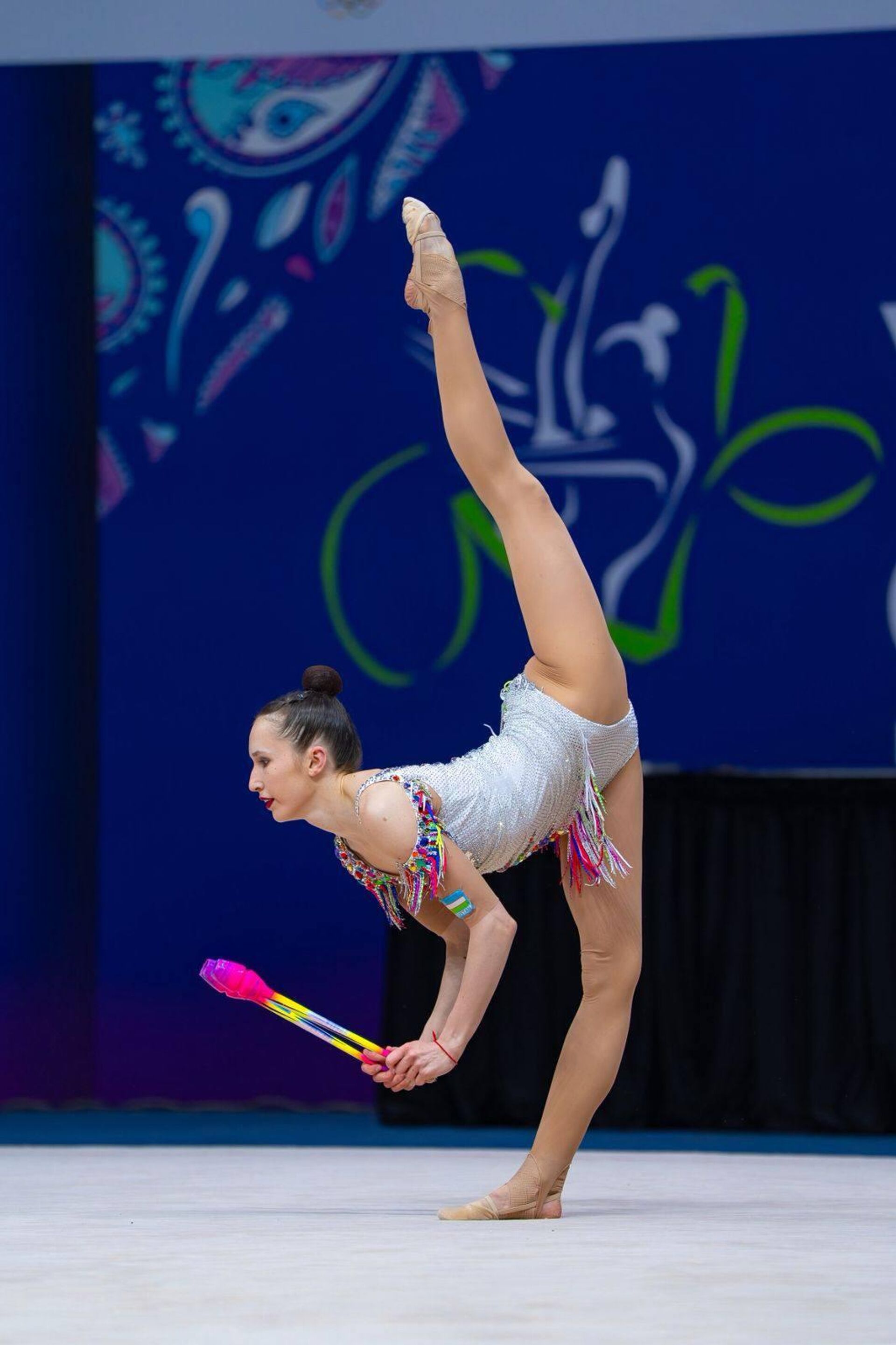 В Ташкенте стартовал этап Кубка мира по художественной гимнастике.  - Sputnik Узбекистан, 1920, 11.04.2026