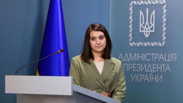 Eks press-sekretar prezidenta Ukraini Yuliya Mendel (arxivnoe foto) - Sputnik O‘zbekiston