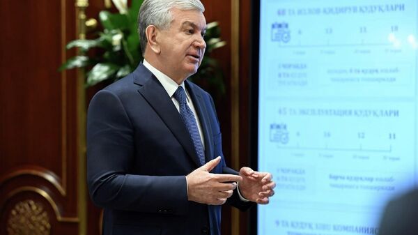 Шавкат Мирзиёев ознакомился с итогами деятельности Узбекнефтегаза в первом квартале 2026-го и планами на будущее - Sputnik Узбекистан