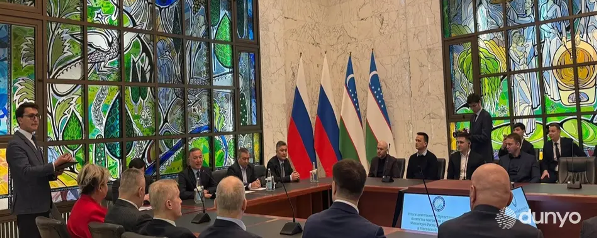 Церемония открытия обновленного офиса Представительства в России Агентства миграции в Москве - Sputnik Ўзбекистон, 1920, 16.04.2026