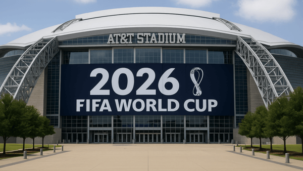 Стадион в Арлингтоне готовится принять ЧМ-2026 - Sputnik Ўзбекистон