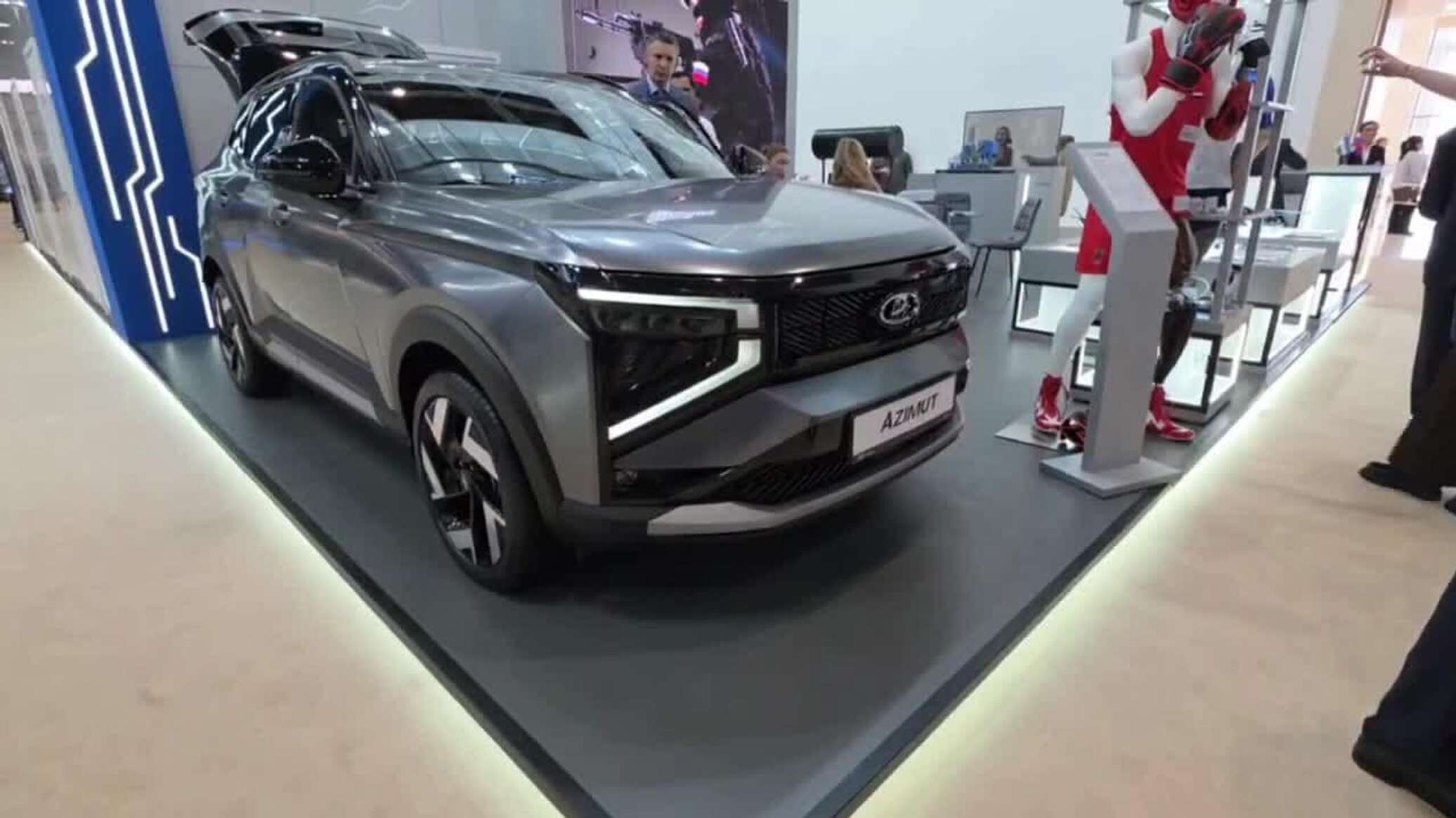 АвтоВАЗ показал кроссовер Lada Azimut в цвете «Серенада»