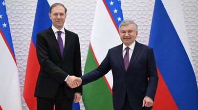 Шавкат Мирзиёев принял главу российской делегации Дениса Мантурова