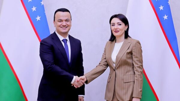 Встреча главы МИПТ Лазиза Кудратова с Министром по промышленности и агропромышленному комплексу ЕИК Гоар Барсегян - Sputnik Ўзбекистон